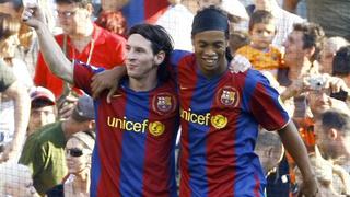 Ronaldinho y la emotiva carta en la que habla de Lionel Messi