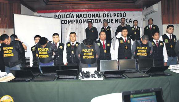 Policía capturó a 12 delincuentes de bandas en la última semana