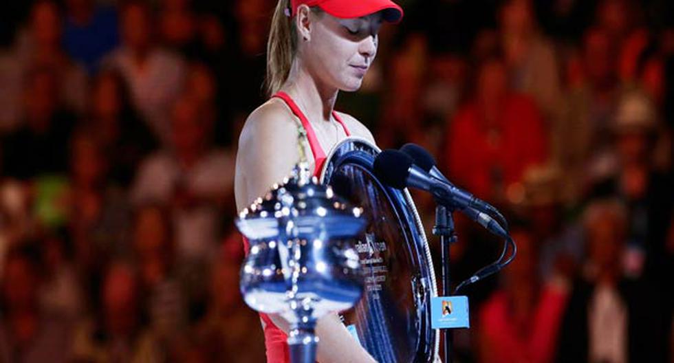 Maria Sharapova perdió la final del Australian Open ante Serena Williams. (Foto: EFE)