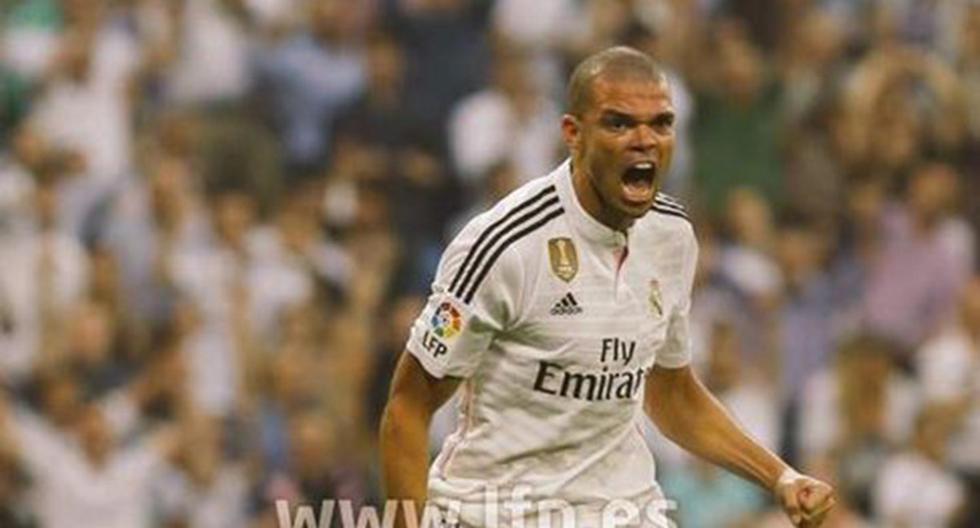 Real Madrid vs Valencia: Pepe logra el descuento. (Foto: LPF)