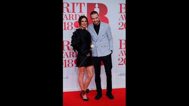 Liam Payne y Cherl Tweedy en los Brit Awards 2018. (Fotos: Agencias)