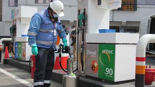 Precio mayorista de la gasolina bajó hasta 2,66% en la última semana, afirmó Osinergmin