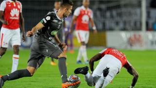 Santa Fe igualó frente a Once Caldas en el partido de ida de los cuartos de final de la Copa Águila