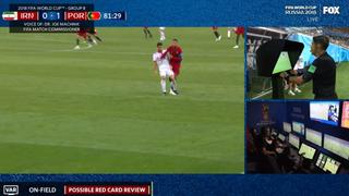 Portugal vs. Irán: Cristiano Ronaldo vio la tarjeta amarilla por agresión en duelo por Rusia 2018