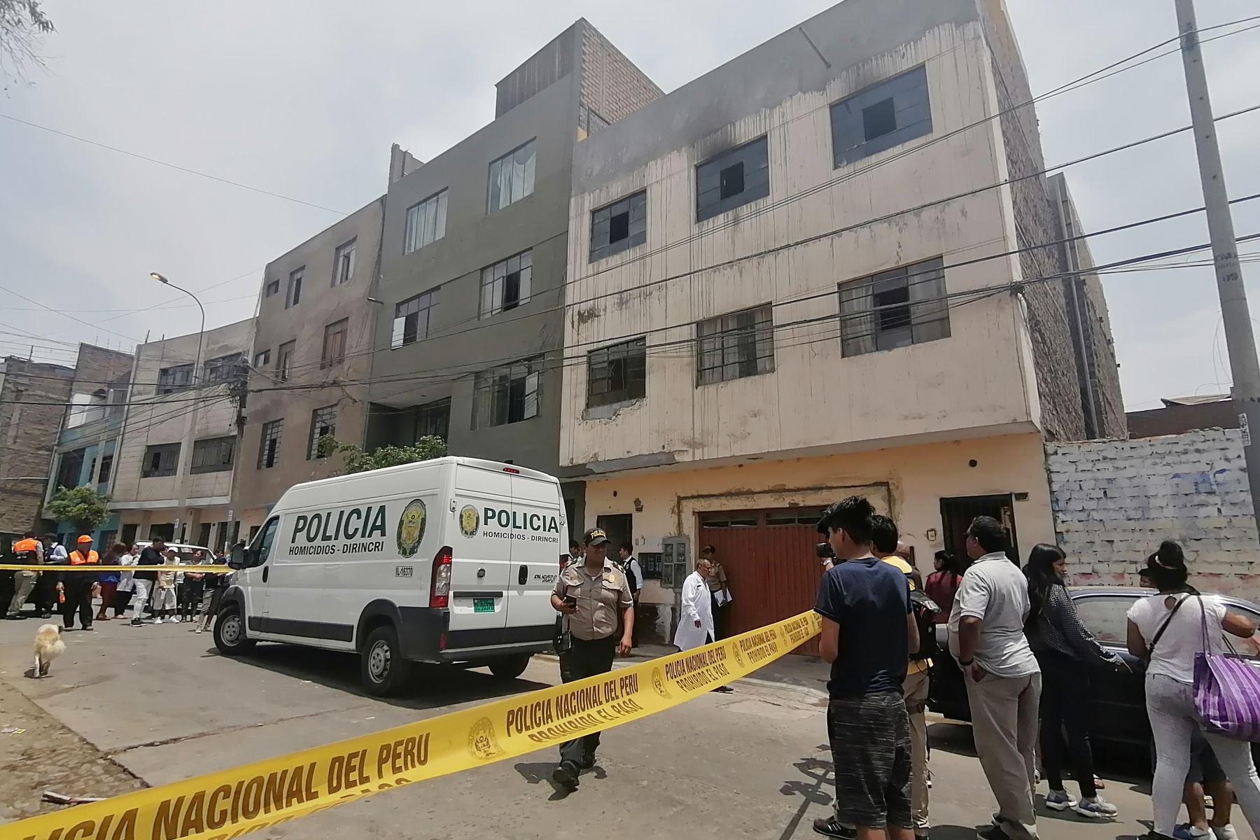 Triple crimen ocurrió en la avenida La Mar de El Agustino. (Foto: ANDINA/Renato Pajuelo)