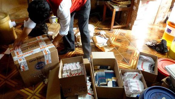 SMP y Los Olivos: incautan 10 toneladas de medicamentos bamba
