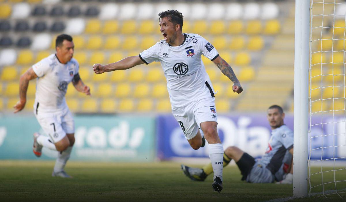 Gabriel Costa marcó el 1-1 de Colo Colo ante Coquimbo Unido. (Foto: @ColoColo)