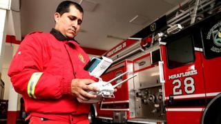 Miraflores: bomberos usarán drones para control de incendios y rescate de personas