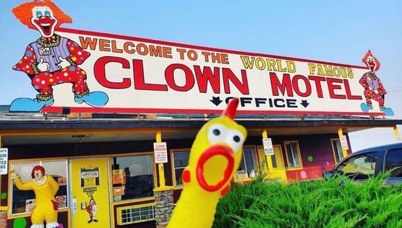 El Clown Motel es un establecimiento muy conocido en Nevada, Estados Unidos. (Foto: @theclownmotelusa | Instagram)