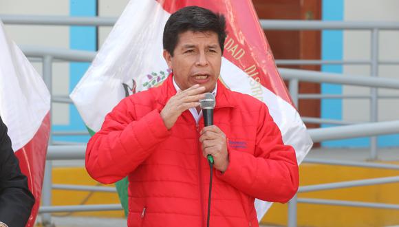 Las actividades de Pedro Castillo en Pacarán no figuraban en la agenda oficial del presidente para el día. (Foto: Presidencia)