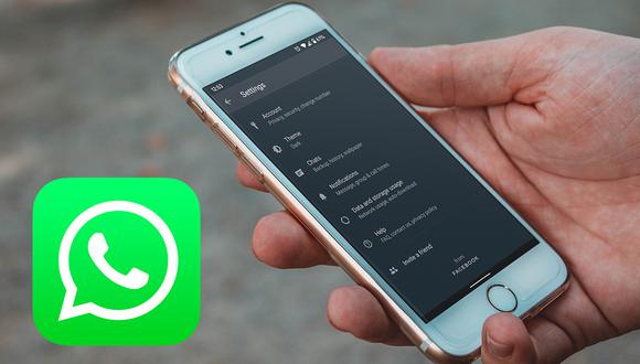 Así es como podrás activar el "modo oscuro" en los Ajustes de la aplicación. (Foto: WhatsApp)