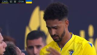 Dura imagen: así quedó la ceja de Chris Ramos tras choque en el Cádiz vs. Osasuna | VIDEO