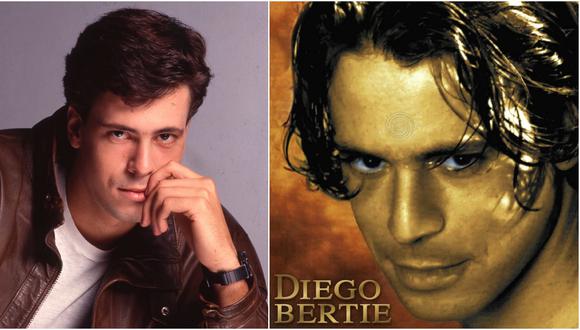 Diego Bertie retomó su carrera musical también en 1997 con su disco "Fuego azul".