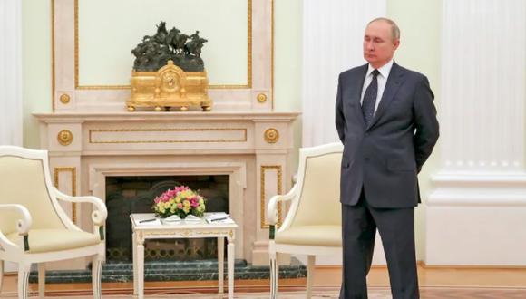 Putin, ayer, antes de su reunión con el presidente bielorruso. (Foto: Mikhail Klimentyev - Pool Sputnik Kremlin).