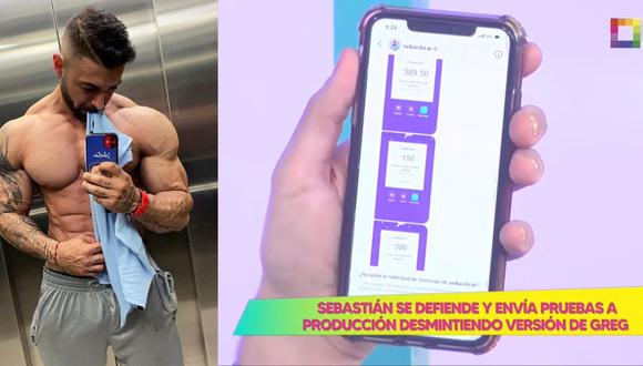 Rodrigo Gonzales mostró fotografías que el mismo Sebastián Lizarzaburu le envió como pruebas de las transferencias bancarias que le hizo a Greg Mitchel. (Foto: Instagram/Amor y Fuego)