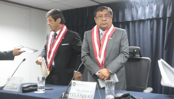 Orlando Velásquez llegó al CNM en el 2015. En ese entonces, se informó que tenía más de 20 investigaciones fiscales. Entre ellas, por abuso de autoridad y falsedad genérica. (Foto: Archivo El Comercio)