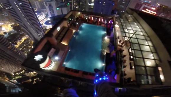 YouTube: entra a una fiesta con salto con paracaídas