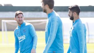 Lionel Messi se reincorporó a los entrenamientos del Barcelona