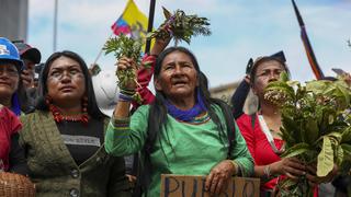 Paro Nacional en Ecuador | Indígenas siguen firmes en protestas: “No nos vamos sin respuesta”