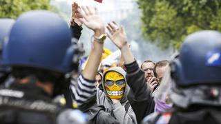 Violenta protesta contra las reformas laborales en Francia