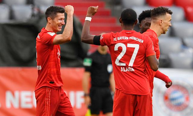 Bayern Múnich vapuleó al Eintracht Frankfurt y estiró su ventaja en lo más alto de la Bundesliga | Foto: AP/EFE/AFP/Reuters