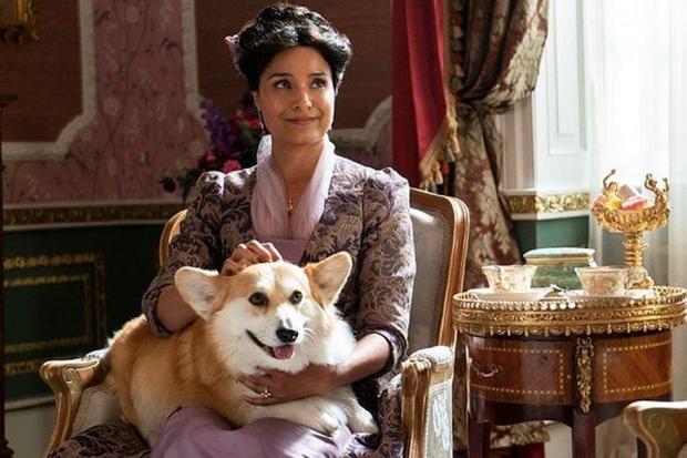 Shelley Conn como Lady Mary Sharma en la segunda temporada de "Bridgerton" (Foto: Netflix)