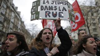 Francia afronta día de protestas por reforma laboral [FOTOS]