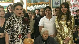 Thalía y Laura Zapata hicieron tregua y se juntaron por su abuelita