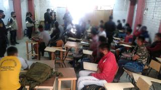 Sullana: 26 alumnos recibían clases presenciales en academia premilitar y prepolicial | FOTOS