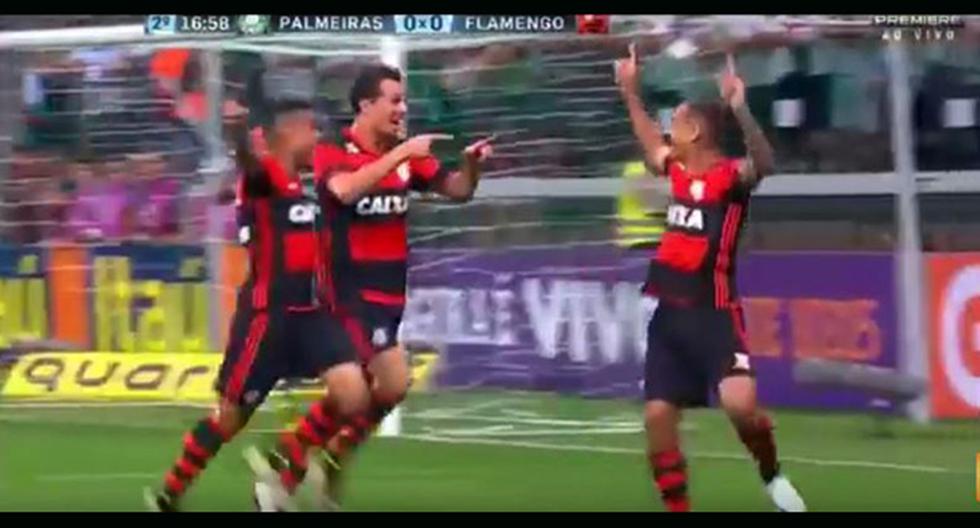 Palmeiras y Flamengo regalaron un gran y emocionante partido. (Foto: captura)