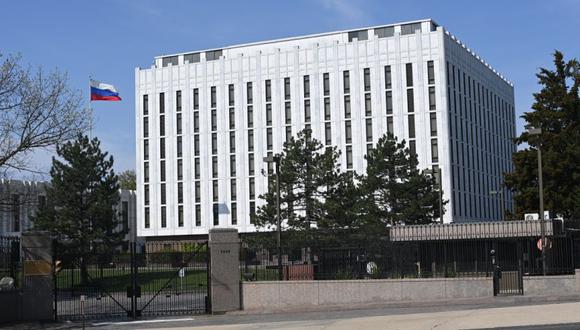 La Embajada de Rusia en Washington, DC. (Foto: MANDEL NGAN / AFP)