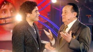 Chespirito y Maradona: el día que Diego entrevisó a su ídolo