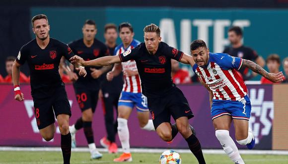 Chivas vs. Atlético de Madrid EN VIVO EN DIRECTO: juegan por la International Cup. (Foto: EFE)