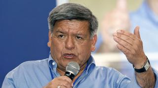 César Acuña: Hizo bien la presidenta Boluarte pedir adelanto de segunda votación para elecciones anticipadas
