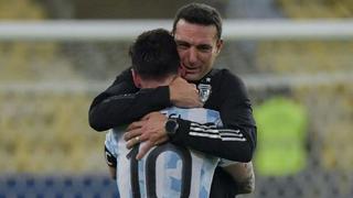 Lionel Messi jugó la final pese a problemas físicos, reveló Scaloni
