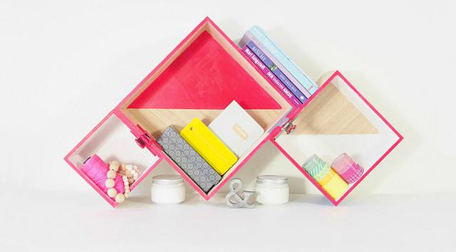 DIY: Arma un colorido organizador de libros para tu hogar - 1