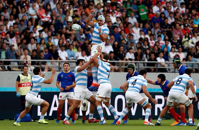 Argentina perdió ante Francia por 23-21 en el primer partido del Mundial de Rugby | Foto: Agencias