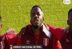 Perú vs Suecia: el emotivo cántico del Himno Nacional en Gotemburgo