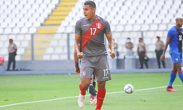 Alex Valera spoke after scoring his first goal with the Peruvian team.  (Photo: FPF)