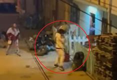 Callao: sujeto lanza un balón de gas durante feroz pelea en una fiesta ‘chicha’ | VIDEO