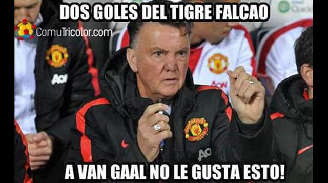 Van Gaal y los memes tras los dos goles de Falcao con Colombia - 5