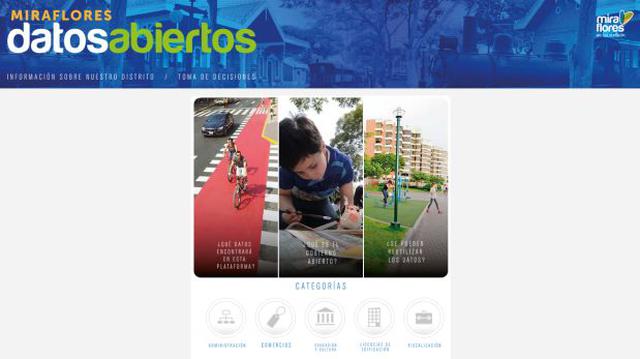 Miraflores presentó su portal web de datos abiertos - 1