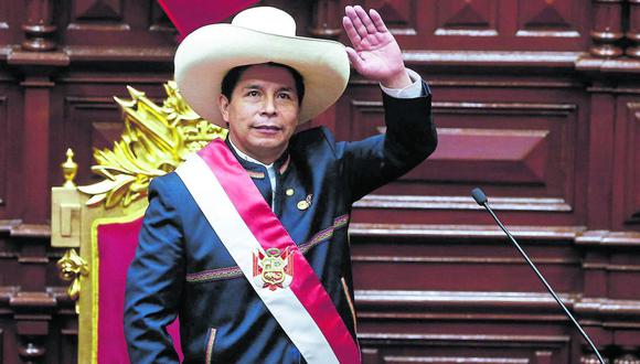 Pedro Castillo realizó, desde Ayacucho, la presentación de su balance de los primeros 100 días de Gobierno. (Foto: Presidencia)
