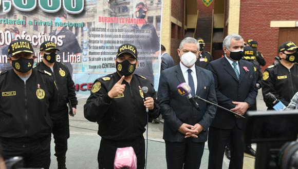 Comandante General de PNP, César Cervantes, sostuvo que "se tiene una policía hiperactiva, que se adelanta y lucha". (Foto: PNP)