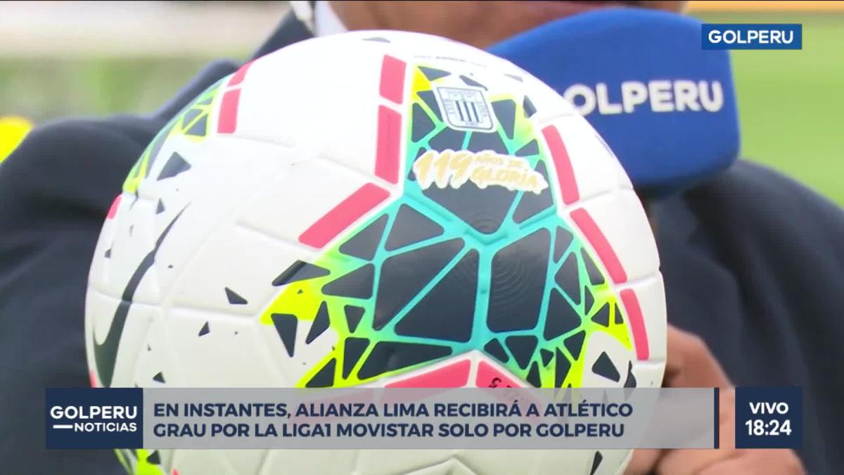 Alianza Lima vs. Atlético Grau EN VIVO ONLINE vía GOLPERU: Alianza Lima  utilizará una pelota especial frente al Atlético Grau por su aniversario, VIDEO, DEPORTE-TOTAL