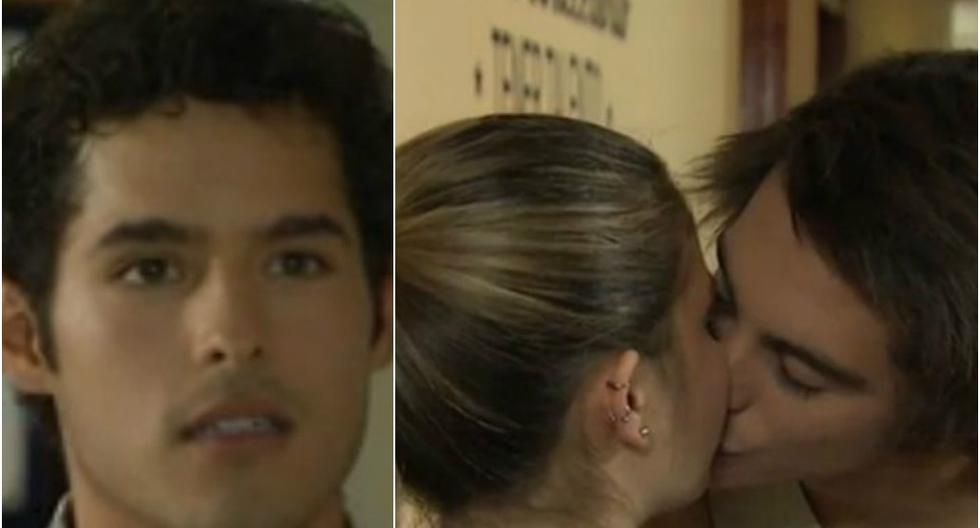 Marco quedó destrozado tras ver a Camila besándose con su amigo Esteban. (Foto: Captura América TV)