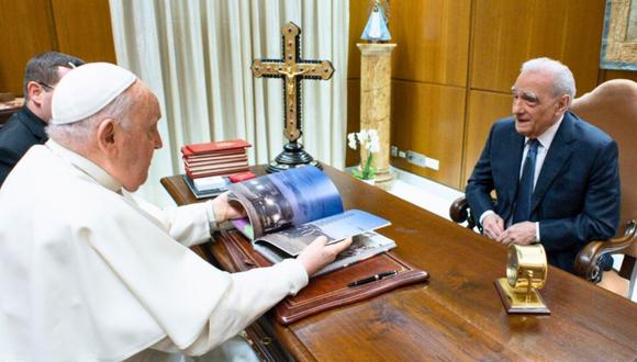 Martin Scorsese, quien prepara una película de Jesús, se reunión con el papa Francisco. (Foto: Instagram)