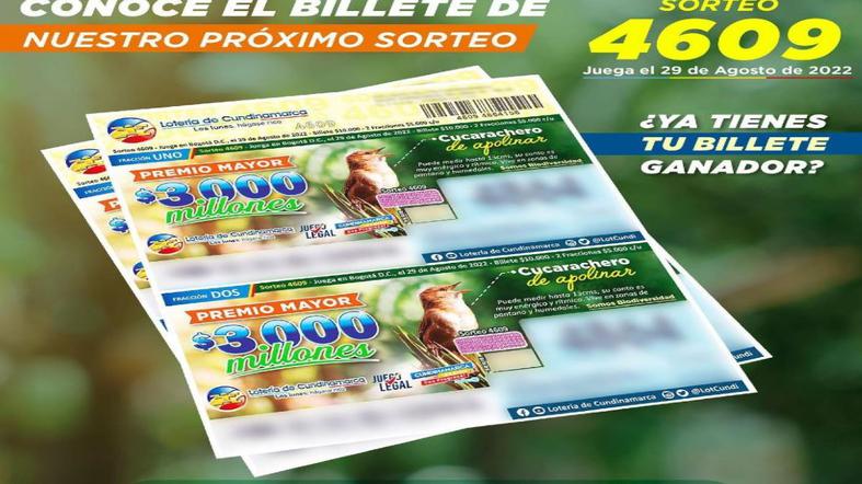 Lotería de Cundinamarca del lunes 29 de agosto: vea los resultados del último sorteo