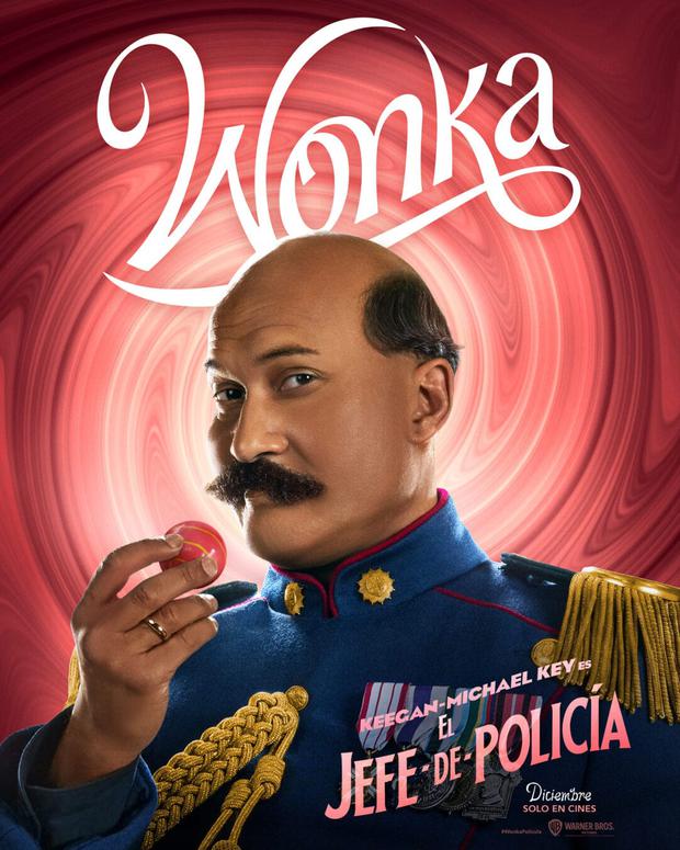 El comediante Keegan-Michael Key interpreta al jefe de policía en la película "Wonka" (Foto: Warner Bros.)