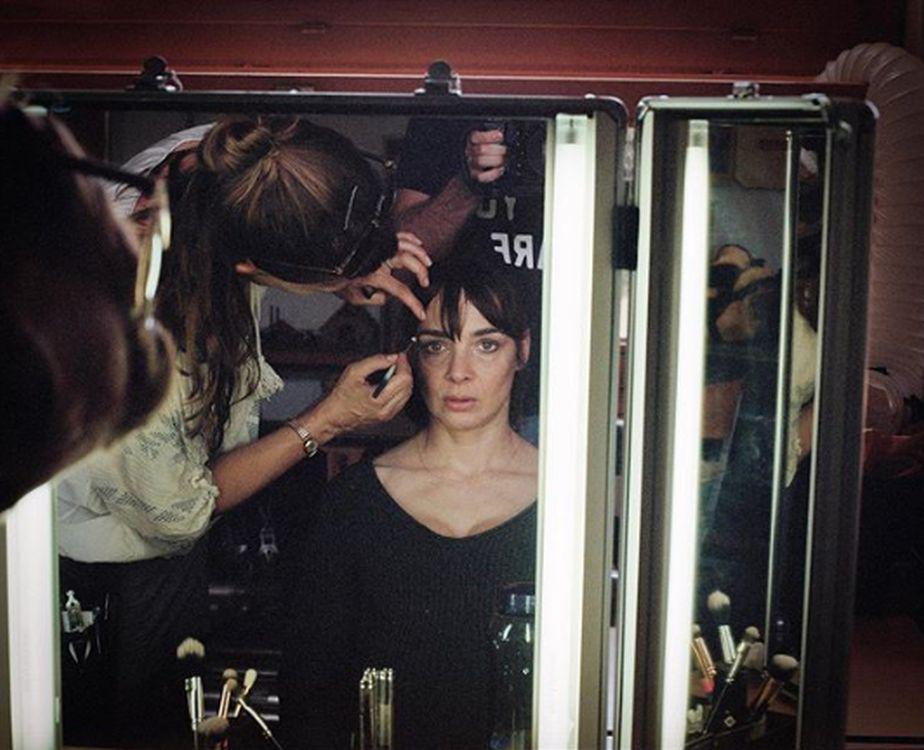 Maja Schöne en el tercer día de trabajo de "Dark" 3 (Foto: Instagram)